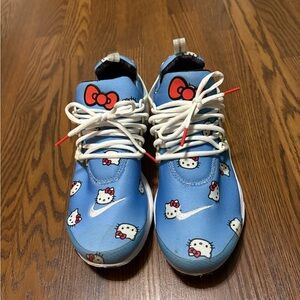 Nike  Sneakers - Blue with Hello Kitty Design